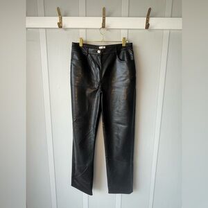 Aritzia Wilfred Leather Pants Size 8